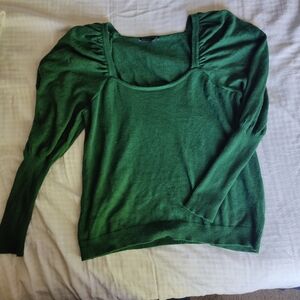 Green Long Sleeve Sweater